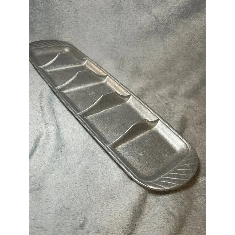 Vintage Wilton Armetale Divided Relish Tray 4 Section Serving Dish Pewter 20